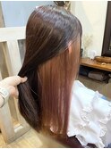 インナーカラーピンク