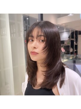 ヘアーズギャラリー なんば高島屋店(Hair's Gallery) レイヤーカット/顔まわりレイヤー/30代/40代/50代