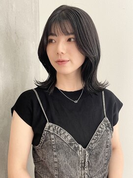 ヨーク(YOKE) 【 YOKE 】ミディアムレイヤーくびれ小顔カット顔まわり