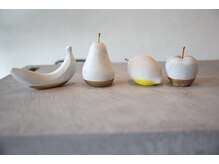 かわいいオブジェに心癒されて