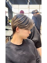 スキル(SKILL)&nbsp;福岡/天神/センターパート/ニュアンスパーマ/メンズ縮毛矯正