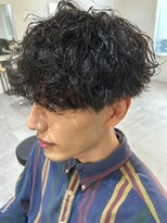 ニアウ 太田店(Niau)&nbsp;波巻きスパイラルパーマツイストスパイラルパーマメンズマッシュ