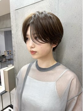 ヴェイン 渋谷(vain) 大人ショートボブ丸みショートカットマッシュショート前髪あり