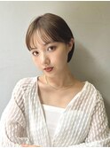 ボブルフ/ネビージュ/小顔/ワンレン/黒髪/札幌大通