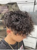 マッシュ×スパイラルパーマ