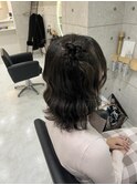 ハーフツインクラゲ/心斎橋ヘアセット