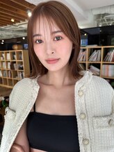 ケーツー心斎橋 クイーンズガーデン バイ ケーツー(K two QUEEN'S GARDEN by K two) 大人綺麗な透明感カラー&外ハネミディ1