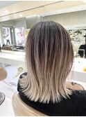 切りっぱなしバレイヤージュ