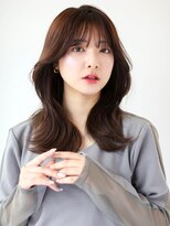 ヘアサロン ガリカ 表参道(hair salon Gallica) <柴田優香>透明感カラーにふんわりくびれるミディアムレイヤー