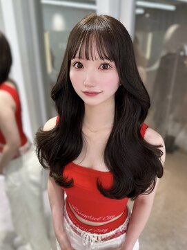 ヴェイ(VEYY.) シースルーぱっつん/オリーブベージュ