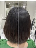 ボブでも、クセ毛じゃなくても髪質改善ストレート　【戸塚】