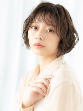 ドクターズサロン LAB 小山店 オレンジベージュ立体感マッシュパーマa小山20代30代40代