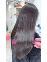 オリビアヘアー(OLIVIA HAIR) ショコラブラウン×髪質改善トリートメント~ロングver~