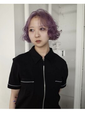 レコ 渋谷(LECO) ハイトーン透明感ボブ