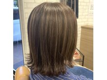 ヘア アンド フェイス みかんの雰囲気（ハイライトでおしゃれカラーに♪）
