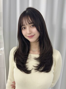 ハピネス 梅田茶屋町店(HAPPINESS) 韓国ヘア/レイヤー/顔周りカット/ブリーチなしカラー/髪質改善