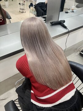 ラック 津田沼(LUCK) ミルクティーベージュ/グレージュ/ブリーチ/ケアブリーチ/津田沼