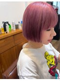 クリアピンクボブ