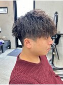 MEN'S HAIR ツイストスパイラルパーマ 葛西LEVEL