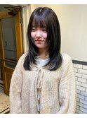 ザクザクレイヤー×ワンポイント顔周りレイヤー
