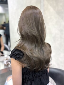 シティ(CITY) オリーブベージュ/グレージュ/ミディアムレイヤー