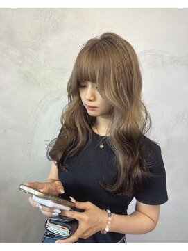 ソアバイリコヘアー(soar by LiCO Hair) ミルクティ × 裾カラー