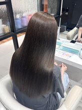 アース コアフュールボーテ 宇都宮インターパーク店(EARTH coiffure beaute) 透明感グレージュ×艶カラー