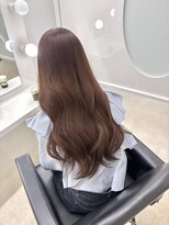 ジーナ  札幌大通(Zina)&nbsp;韓国風巻き髪×ナチュラルブラウンカラー【Zina札幌大通】