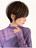 大人ショートヘア/ハイライトカラー/イルミナカラー[国分寺]