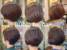 ボンド(BOND)の雰囲気(頭皮と心にシャンプーを。ゼロテク技術で頭皮をカラー剤から守る)