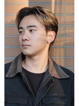 ボコカ(bococa) [kantamal指名]メンズセンターパートベージュカラー