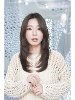 ミチオ ノザワ ヘアサロン ギンザ(Michio Nozawa HAIR SALON Ginza)&nbsp;レイヤーカット/顔周りレイヤー /ストレートヘア/セミロング