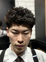 オトコデザイン(OTOKO DESIGN) ピンパーマ フェード メンズ