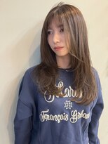 アクシス カリヤ(`AXIS KARIYA)&nbsp;ミルクティーブロンド/ダークブルー/デジタルパーマ/刈谷