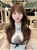 レイヤーカット/チョコレートベージュ/韓国ヘア