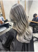 バレイヤージュ、ハイライト、レイヤーロング、キッズカット