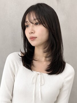 フォト イケブクロ(foto IKEBUKURO) 結べるミディアムレイヤー/大人ミディアム/巻ける縮毛矯正