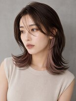 トリニティ(trinity) インナーカラー・イヤリングカラー・ピンクベージュ・シースルー