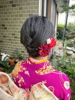 ラトリエコンタン(L´atelier Content)&nbsp;ボブでもできる七五三ヘア