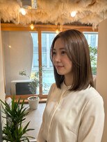 ホロル(horol)&nbsp;長め前髪のさらりとまとまる艶ミディ