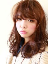 蒼い花 美容院 ルーズカール　ロブ