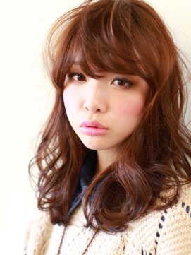 蒼い花 美容院 ルーズカール ロブ