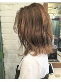 ＊Lalei 外国人風バレイヤージュ×ボブ