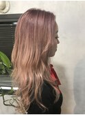 【奈良/inni hair】グラデーションピンク