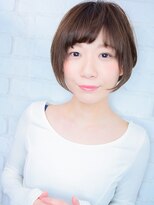 ラウンジ モリオ イケブクロ(Lounge MORIO Ikebukuro) 【morio池袋】大人かわいい丸さ斜めバング小顔ショートボブ#