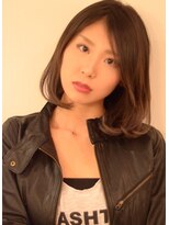 ミナモ 柏(minamo) グレージュ ミディーボブ