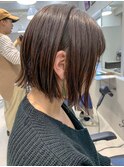 前下がりボブ、外はねボブ、グレージュ、フレンチボブ