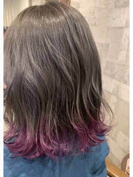 ニナル(Ninal) 裾カラー☆ピンク