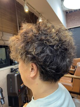 スリル ヘア アンド ネイル デザイン 恵比寿店(sulir hair and nail design) メンズねじりパーマ【恵比寿】30代40代50代