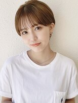 コクーン(Cocoon)&nbsp;モテショート#切りっぱなしボブ#美髪#ピンクブラウン